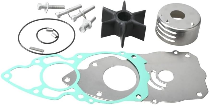 Marine Parts 6AW-W0078 Outboard Water Pump Impeller Repair Kit Fit for Ymh 4 Stroke 300HP 350HP V8 5.3L 6AW-W0078-00-00