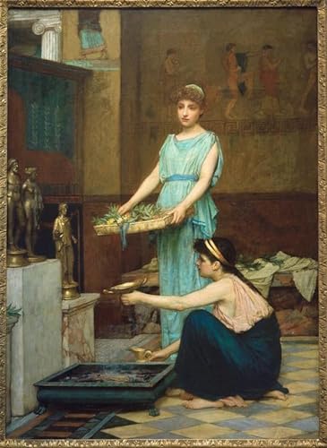 Décoración Mural élégante pour habiller un grand mur vide avec Waterhouse