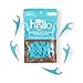 hello Peppermint Floss Picks, Natural Peppermint + Xylitol Infused, Pfas-Free Thread, Vegan & SLS Free, 80 Count (3 Packs of 80, Total of 240 Floss Picks), 3 Count