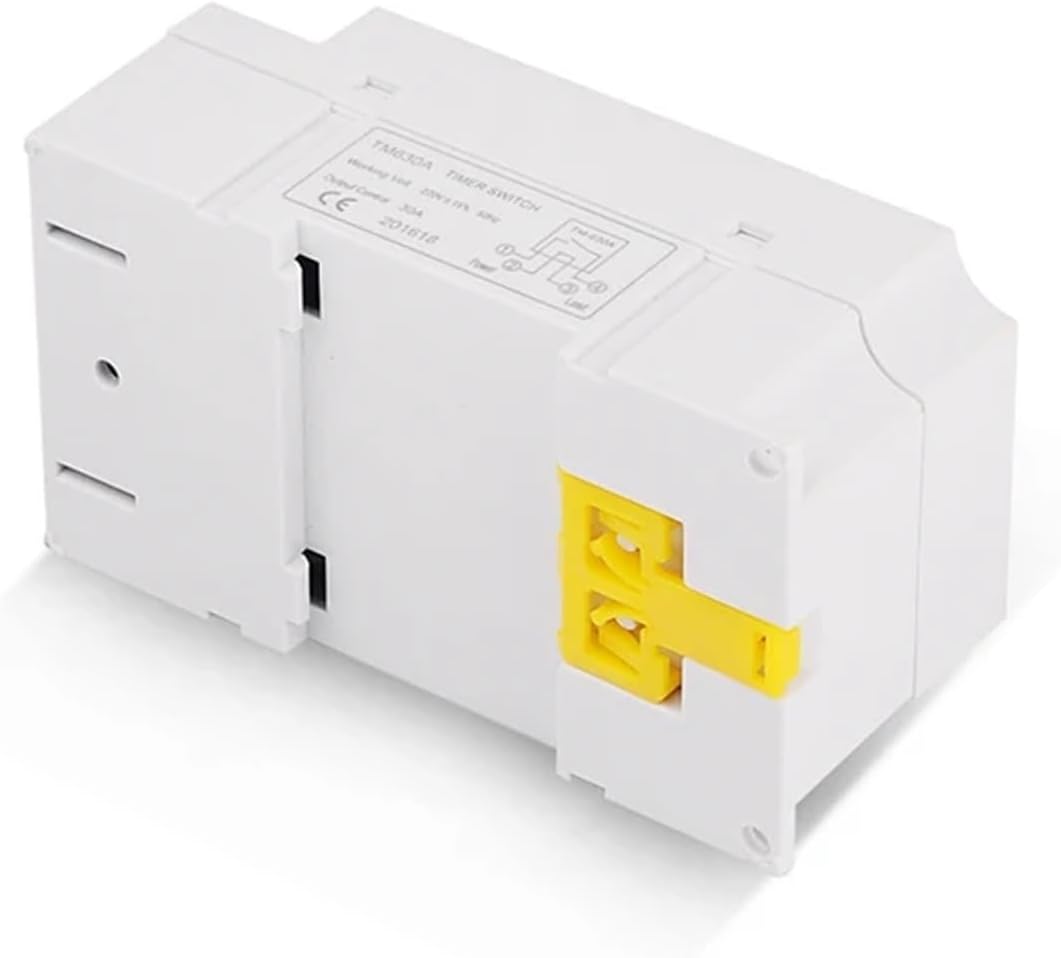 TM-630A Heavy Load 30A 230Vac 12V DC 7 Days Weekly Digital Electronic Lighting Timer with MINI Size and Power Direct Output 1Pcs(Input Power 12VDC)