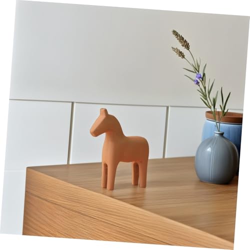 Sculpture cheval de bureau élégante pour bibliothèque