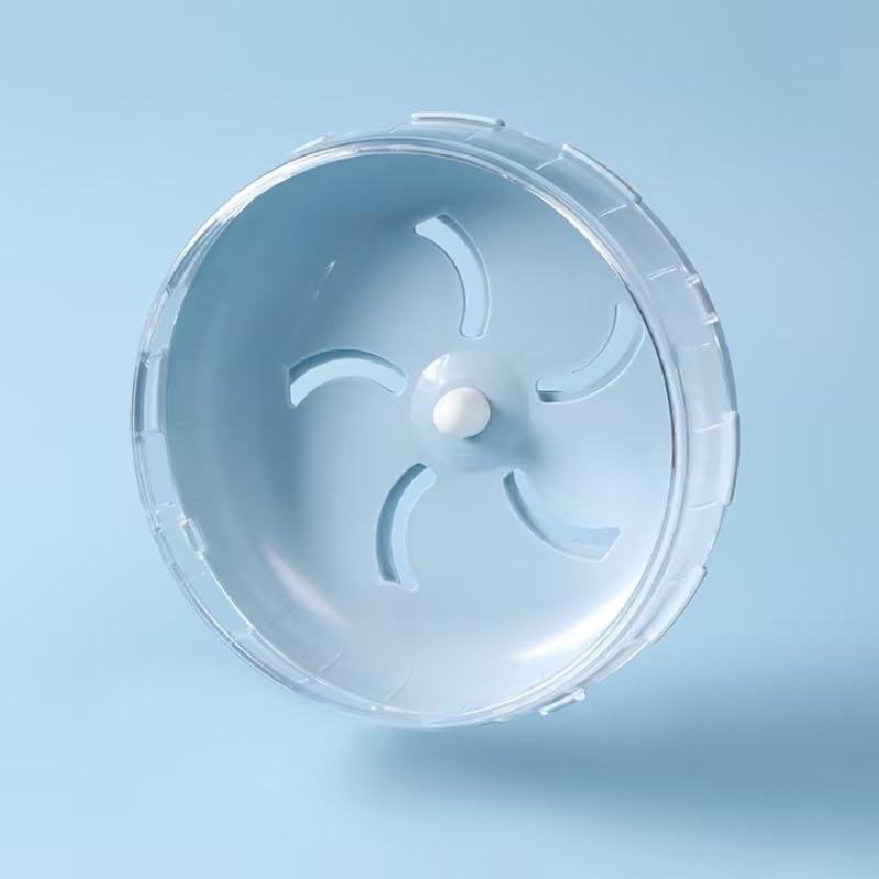 Grey Silent Hamster Wheel 7 inch, Silent Hamster Wheel Hamster Exercise Wheel, Height-Adjustable Hamster Wheel Cage Accessories, Hamster Running Toys Small Animals Exercise Wheels, for Hamster Wheel