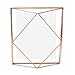 Umbra Prisma Picture Frame, 8x10 Photo Display for Desk or Wall, Copper