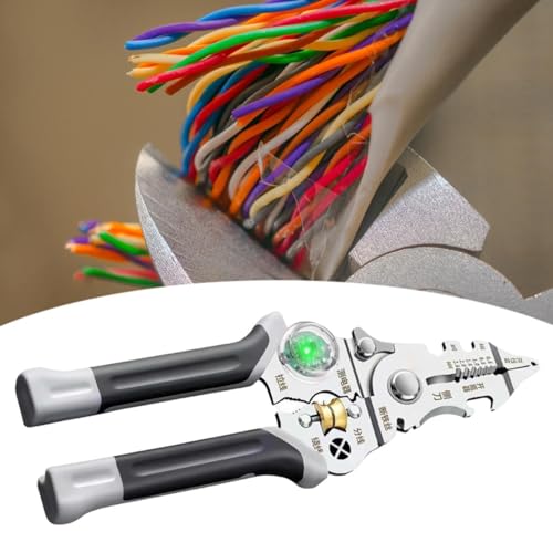 Dénudeur de fils ergonomique en acier inoxydable avec testeur - 8