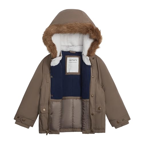 Carter's Boys' Warm Winder Parka Hooded Jacket2