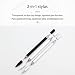 Tablet Stift für Alle Tablets,2 in 1 Eingabestift Stylus Pen mit Schreibfunktion,Eingabestift Universal Touch Pen für Alle Tablets/Handys, Kompatibel für Apple/Huawei/Xiaomi/Samsung... (Weiß)