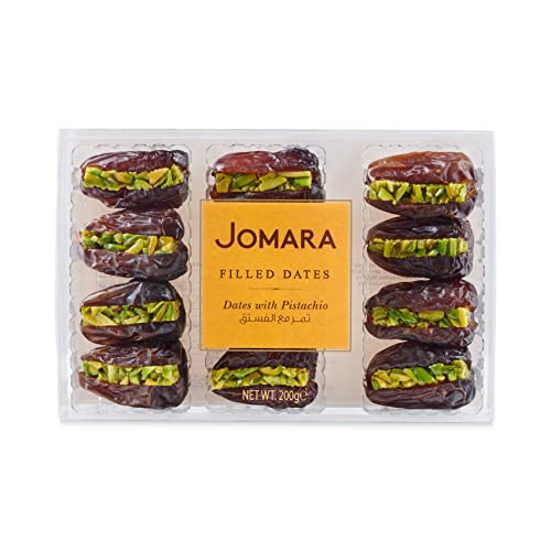 Organic Wanan Dates with Pistachio, 7oz (200g) | Natural Dried Dates | Healthy Dried Fruit for Snacking - Fiber and Antioxidants Natural Source | Vegan, Gluten Free, Paleo, Dairy Free (Pack of 1)