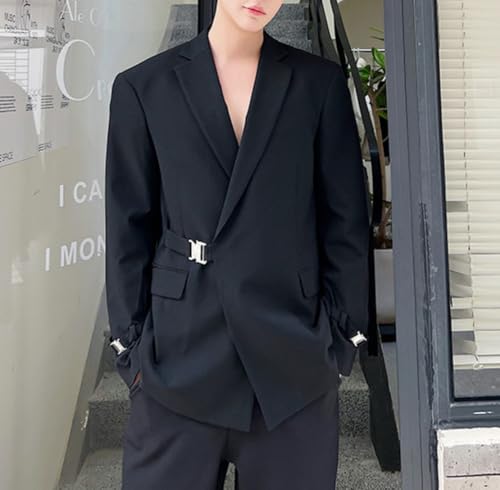 Men's Business Suit 2-Piece Set Formal Business Blazer & Trousers Wedding, Party & Office Slim Fit Suit4