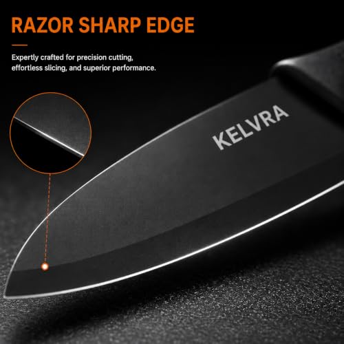 Image of Kitchen Knife Set 3-Piece, Stainless Steel Chef Knives, Sharp Cutting Knives for Kitchen, Vegetable, Fruit & Meat Cutting (3 Knife Set)
