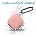 Compatible with AirPods 4 Case, Premium Soft Silicone Protective Case Cover for Apple AirPods 4th Generation with Cleaner Kit Keychain Accessories for Women Girls (Pink, for AirPod 4 case)