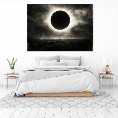 Toile décoration murale éclipse XENIOU pour sublimer petits espaces - 3