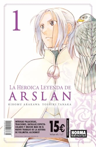 Portada de Pack de iniciacion la heroica leyenda de arslan 1+2