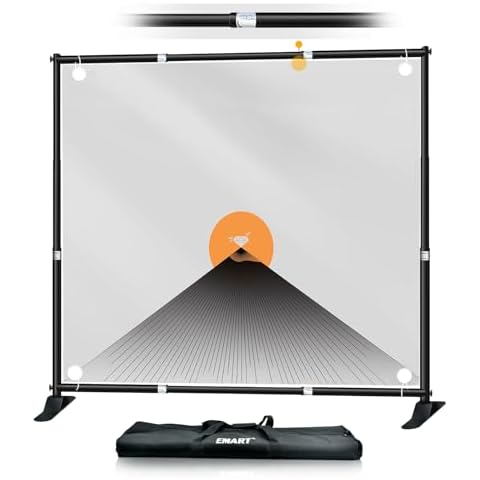 EMART 10x10 ft Heavy Duty Banner Stand Kit: Adjustable Frame for Step and Repeat Backdrops, Ideal for Photography, Trade Shows, and Photo Booths Cover