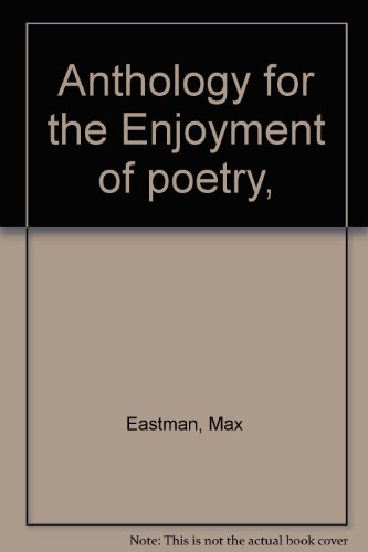Anthology for the Enjoyment of poetry, B00085ZPUC Book Cover