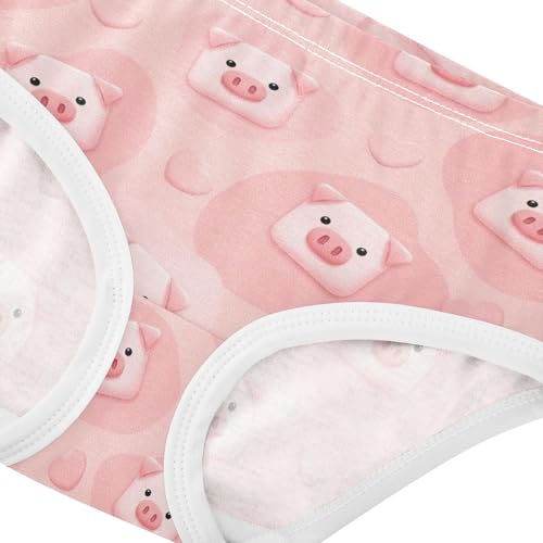 Joisal Cute Pig Heart Pink Girls Underwear Toddlers 2t Cotton Panties Little Girl Personalized Kids Undies Briefs4