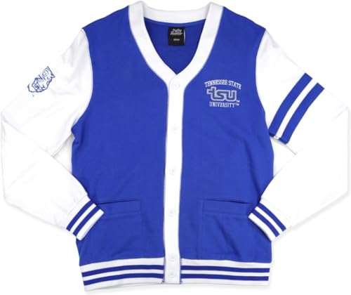 Big Boy Tennessee State Tigers S4 Mens Cardigan [Royal Blue] - ID#44669-146-85-0-0 - Main Image