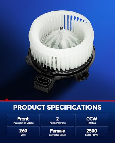 Image of KAX AC Blower Motor Fit for Toyota 4Runner 2003 2004 2005 2006 2007 2008 2009, Lexus GX470 2003 2004 2005 2006 2007 - HVAC Heater Blower Motor Replaces# 700062