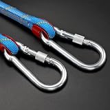 NorthPada Marine Schwimmendes Seil zum Bootfahren, Angeln, Rafting, Camping, Wandern, Jagd, Anker, Festmacher, Docklinien, Kajak, Kanu, Rettung reflektierender 10 mm x 10 Meter Blau