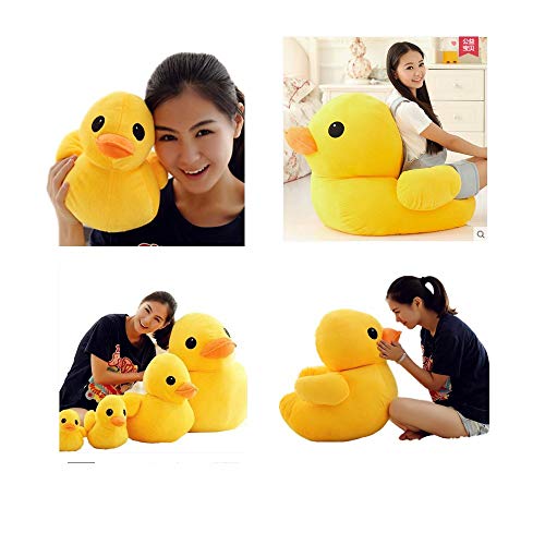 Yellow Duck Stuffed Plush Pillow Animal Dolls Super Soft Huggable Toy Gift For Children #TOP5