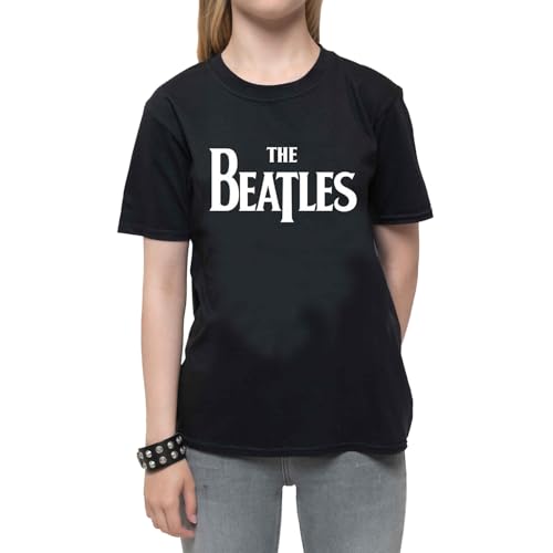 The Beatles Childrens/Kids Drop Logo T-Shirt (5-6 Years) (Black)3