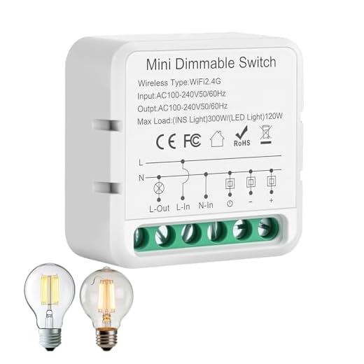 Dimmer für led lampen, Led Dimmer Schalter, 2.4G Wlan Unterputz Dimmschalter, Wlan Dimmer Kompatibel mit Alexa, Tuya,Google Home, Smart Life,mit Sprachsteuerung/Timer,Neutralleiter Erforderlich