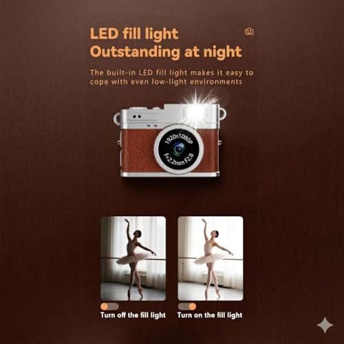 Image of Cason 720P Mini Keychain Camera, Portable Pocket Digital Camera with Retro Filters & Screen, Tiny HD Video Recorder for Phone Transfer, Travel, Kids and Gifts