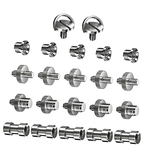 PHENOFICE Vis D'appareil Photo Adaptateur De Vis 3/8 Pouce À 1/4 Fileté Trépied Converisseur