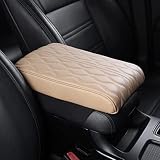 2023 Universal Leather Car Armrest Box Pad, Auto Armrest Box Cover with Memory Foam Waterproof Cushi