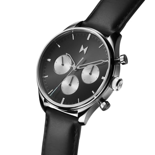 Image of MVMT Men's Airhawk - Pilot Watch - Military Analog Wristwatch - Aviator - Minimalist Water-Resistant 5 ATM /50 Meters Timepiece - Interchangeable Watch Bands - 42mm