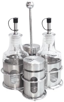 Spice Paradise Oil, Viniger, Salt and Pepper Set