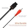 AV Cable for N64/SNES/NGC, Composite Audio Video Cord Compatible with Nintendo 64/Gamecube/Super Nintendo TV Game, 1.8M/6FT