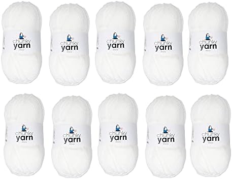 Korbond Double Yarn -Baby Pink Extra Soft 5 x 100g Ball of Acrylic Wool Knitting or Crochet Hypoallergenic (500g/1450mTotal) 180082_5