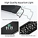 AQQA LED Aquarium Light, 24/7 Mode IP68 Waterproof Extendable Bracket Fish Tank Light, DIY Mode Full Spectrum Aquarium Plant Light, Adjustable Timer/Brightness Memory Function for 18-24 Inch Fish Tank