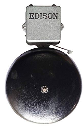 Image of Leo Edison Metal 12 Inch School Bell High Volume Gong Bell (Blak & Grey), Kid