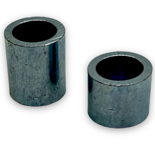 Red Circles 15mm Pit Bike Axle/Wheel Spacers - Includes 1 x 30mm Spacer and 1 x 15mm Spacer for Enhanced Wheel Alignment and Performance on Pit Bikes