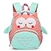 Bluesaly Sac à Dos Enfant Cartable Scolaire Maternelle Étanche Respirant Filles Mignon Animal Animé Bébé Préscolaire Sac De Voyage avec Clip Poitrine pour Préscolaire Maternelle （Chouette）
