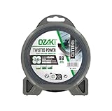 OZAKI   Fil Nylon Hélicoïdal TWISTED POWER SILENT LINE   Ø 2,4mm   L 88m   Fil Aérodynamique   Réduit Le Bruit & Les Vibrations