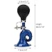 Bugle Horn, Retro Clown Horn, Kids Bike Horn, Coolrunner Classic Vintage Metal Twist Loudspeaker Siren Hooter Snail Air Horn for Vehicles Bicycles Golf Cart (Blue)