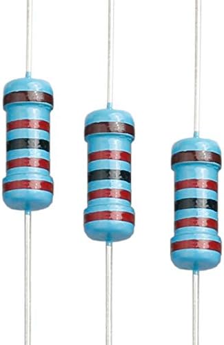 100pcs 22K ohm Resistor 1W, 1 Watt ±1% Tolerance Metal Film Fixed Resistor, Multiple Values of Resistance Optional