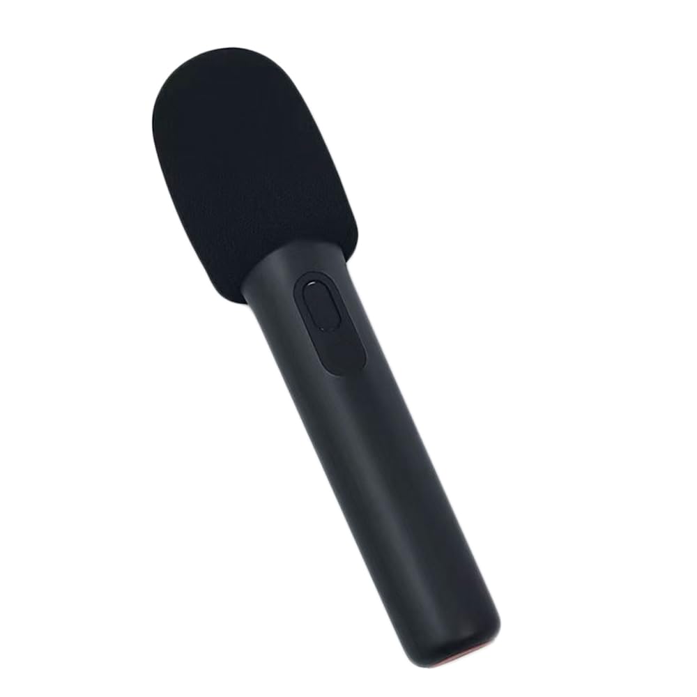 Pare-vent pour microphone sans fil à main pour JBL PartyBox Encore 2 / Encore Wireless Mic, pare-vent anti-salive, housse en mousse lavable (noir)