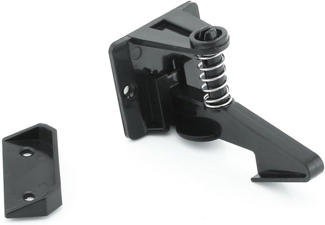 20pairs Cabinet Locks Keys for Boys and Girls Safety Protective Locks Easy-open Sticky Cabinet Latches Black for Kitchen Bedroom