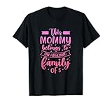 Mama in einer coolen 5-köpfigen Familie. Designs