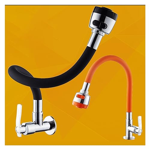 Grifo de cocina flexible que elimina salpicaduras gracias a su caño orientable 6