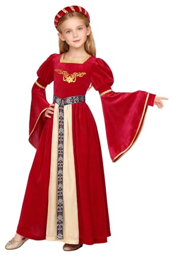 Vestido Medieval de Princesa para Niñas miniatura 3