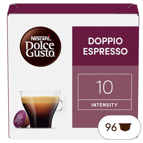 Nescafé Dolce Gusto Double Espresso - Café - 96 Capsules (Lot de 6 boîtes).