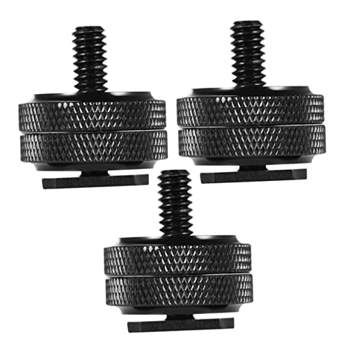 GAFOKI Adaptador De Parafuso De Camada Dupla De Câmera 3Pcs Para Suporte De Luz Adaptador De Montage