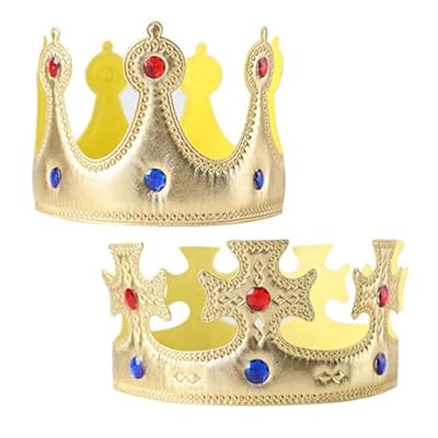 MIVAIUN 2 Piezas King Crowns Party Hat,Sombrero de Rey Reina,Corona de Tela con Diamantes de Imitación,Corona Cumpleaños,King Crown para Adulto Niños Reina Corona Princesa Tiara Accesorios (Oro) | Ya disponible en tu tienda friki favorita! En mundofriki.es! MIVAIUN 2 Piezas King Crowns Party Hat,Sombrero de Rey Reina,Corona de Tela con Diamantes de Imitación,Corona Cumpleaños,King Crown para Adulto Niños Reina Corona Princesa Tiara Accesorios (Oro) | Ya disponible en tu tienda friki favorita! En mundofriki.es!