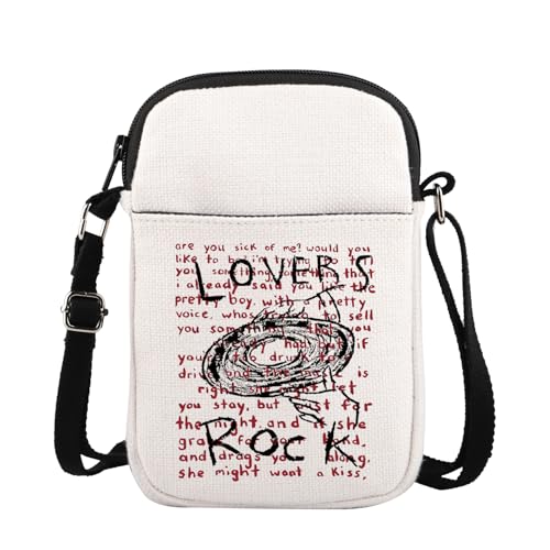 TOBGBE Borsa a tracolla ispirata al rock TV Girl Band Merch TV Girls Lovers Rock Inspired TV Girl Gift Music Merchandise per borsa di tela, CB, 32 * 37cm