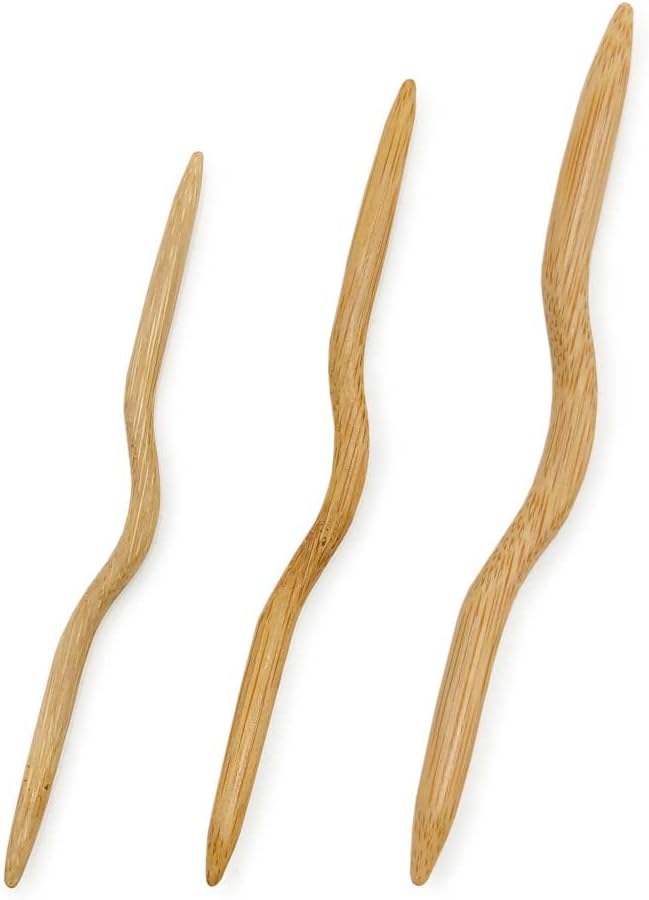 Seeknit - Bamboo Koshitsu Cable Stitch Holders - 1 Unit, Beige
