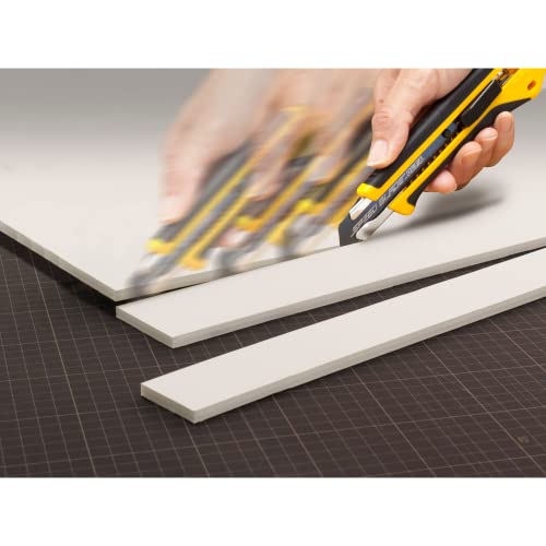 Olfa 18Mm Heavy-Duty Utility Knife (La-X) - Multi-Purpose No-Slip Grip Utility Knife W/ Reinforced Fiberglass Handle & Snap-Off Blade, Replacement Blades: Any Olfa 18Mm Blade #TOP4